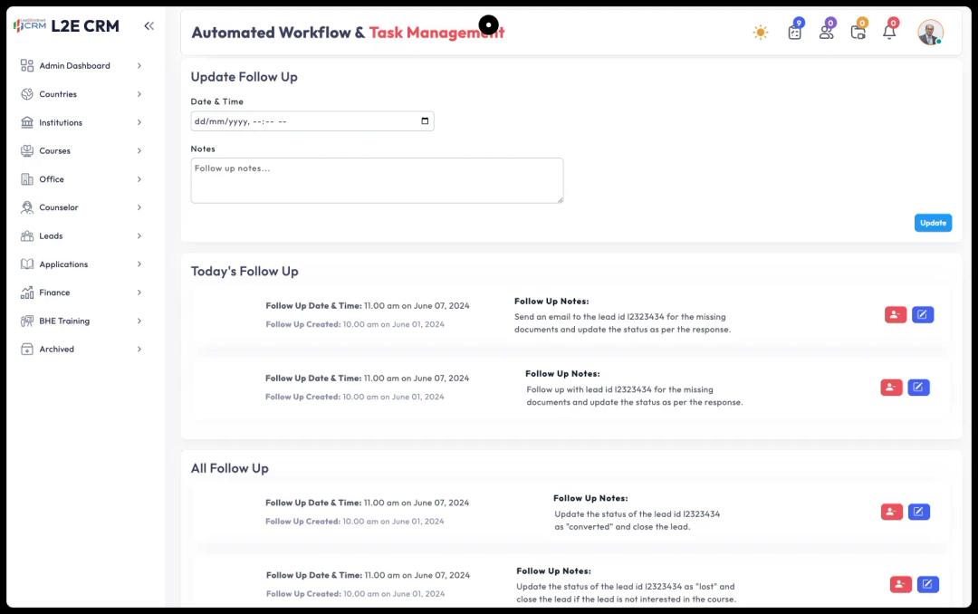 Automated Workflow and Task Management